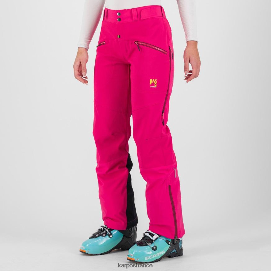 femmes Karpos rose marmolada avec pantalon 28PL681397