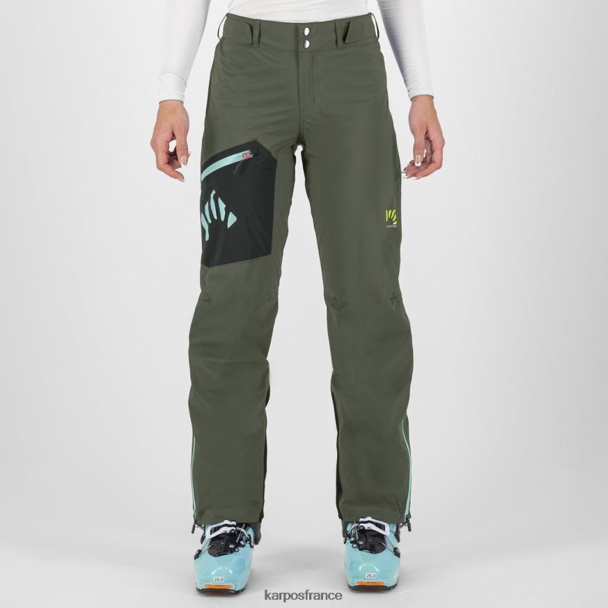 femmes Karpos thym/sable noir valsesia shell avec pantalon 28PL681391