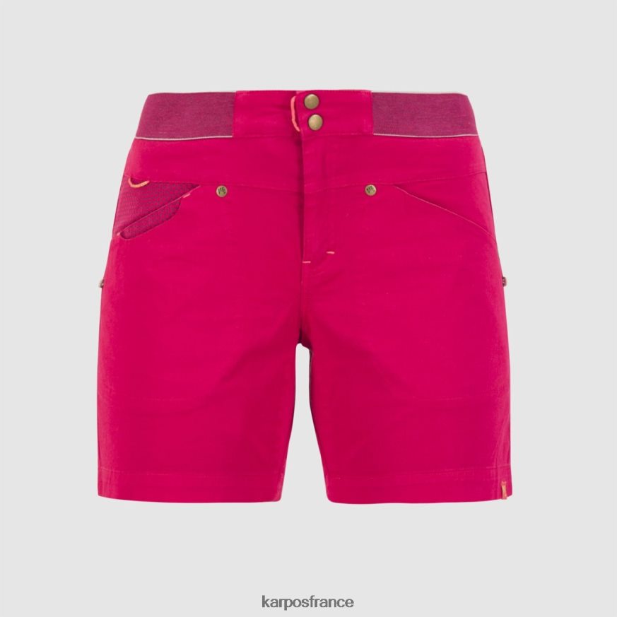 femmes Karpos cerise jubilé noghera aux bermudes 28PL681572