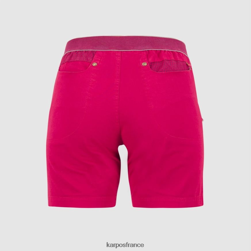 femmes Karpos cerise jubilé noghera aux bermudes 28PL681572