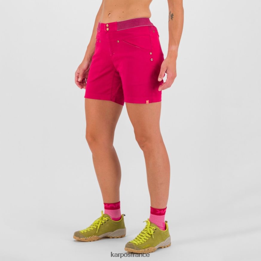 femmes Karpos cerise jubilé noghera aux bermudes 28PL681572