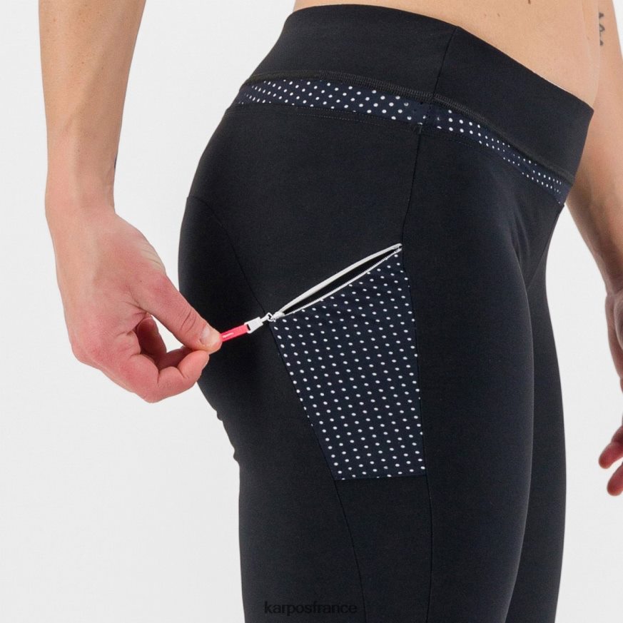 femmes Karpos noir blanc décontracté avec les Bermudes 28PL681595