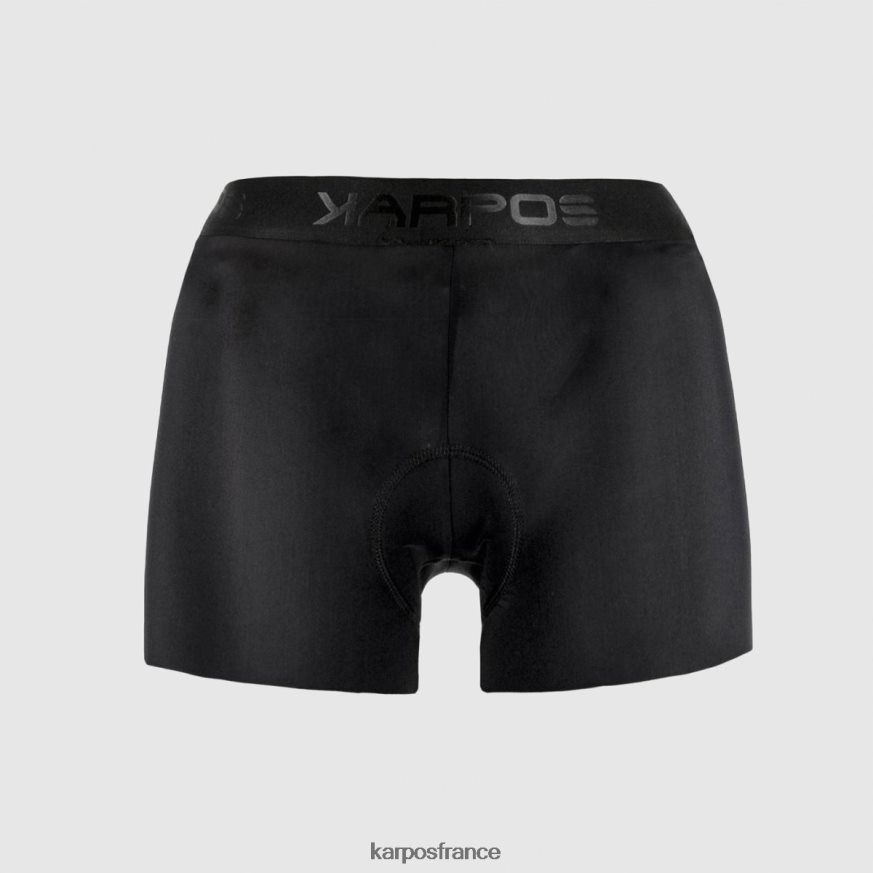 femmes Karpos noir boxer rembourré 28PL681611