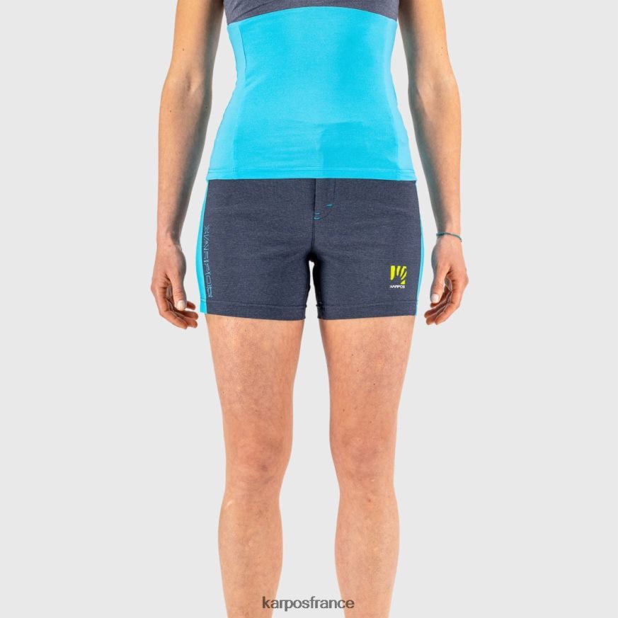 femmes Karpos noir/cabaret Santa Croce avec short 28PL681603