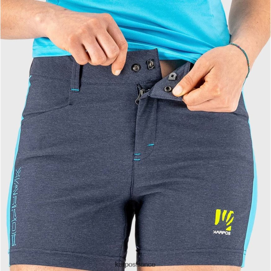 femmes Karpos noir/cabaret Santa Croce avec short 28PL681603