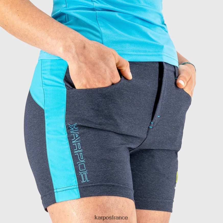 femmes Karpos noir/cabaret Santa Croce avec short 28PL681603