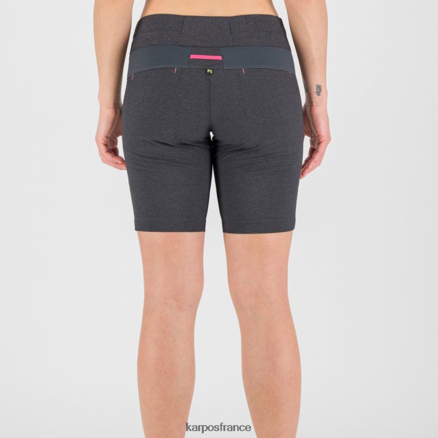 femmes Karpos noir/gris foncé dolada aux bermudes 28PL681615