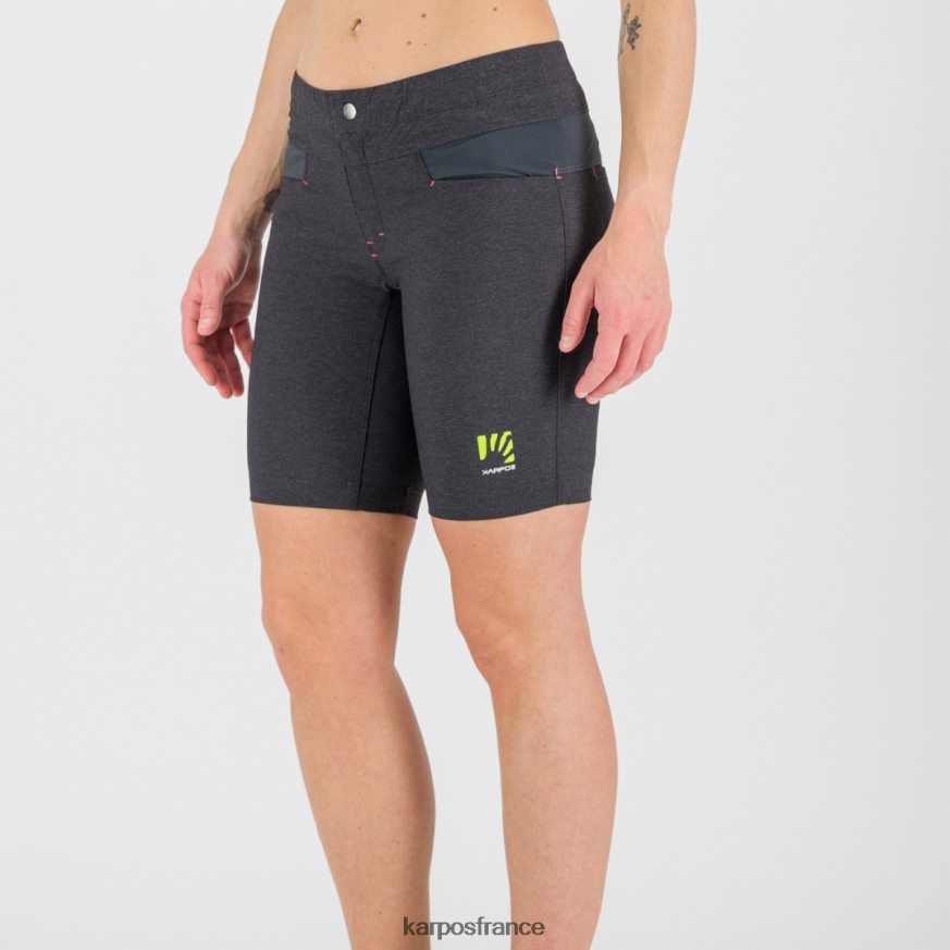 femmes Karpos noir/gris foncé dolada aux bermudes 28PL681615