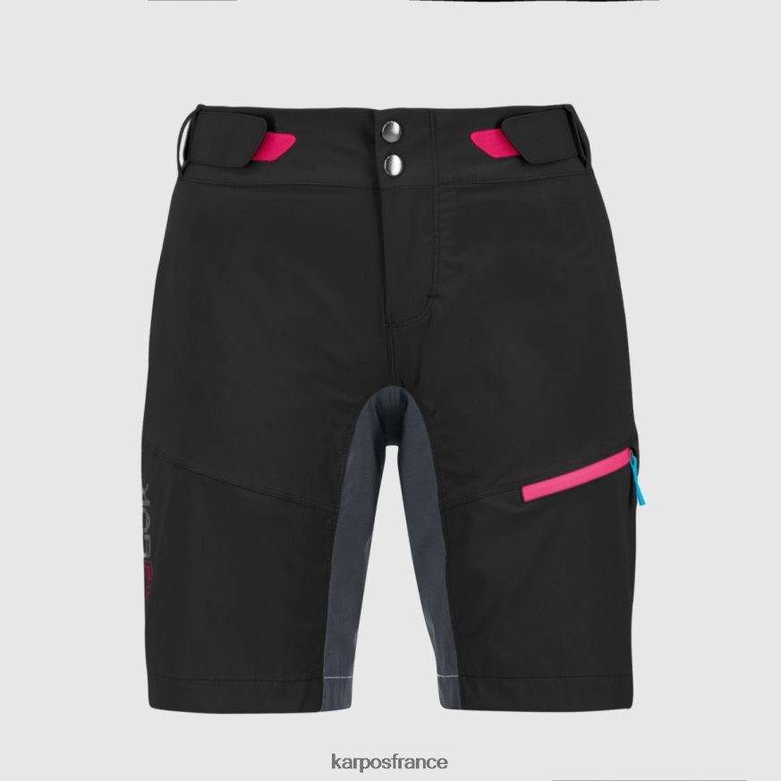 femmes Karpos noir/gris foncé val alto w court 28PL681580