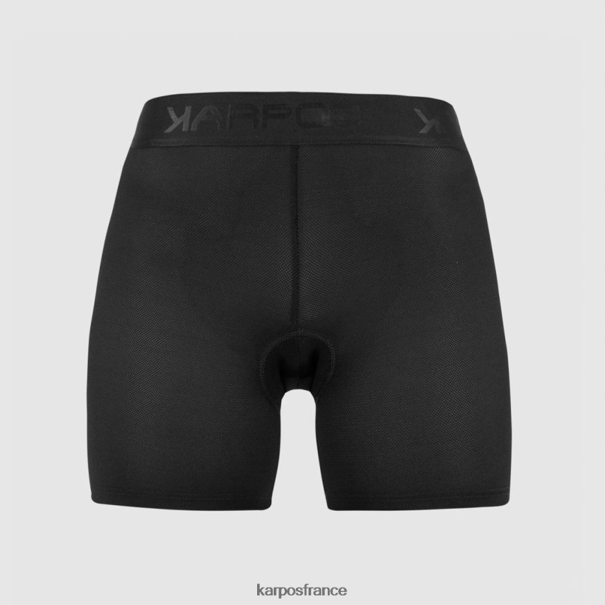 femmes Karpos noir short pro-tech intérieur 28PL681608