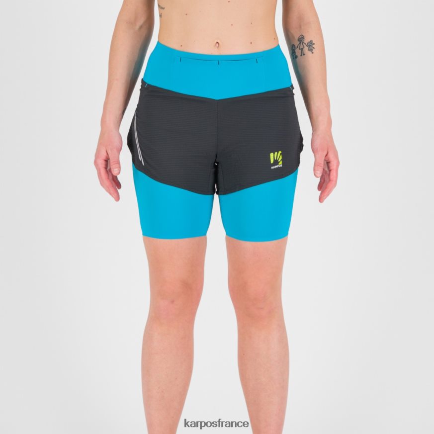 femmes Karpos oiseau bleu/noir cengia w court 28PL681554