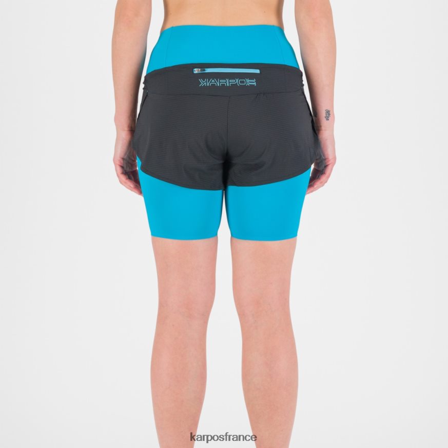 femmes Karpos oiseau bleu/noir cengia w court 28PL681554