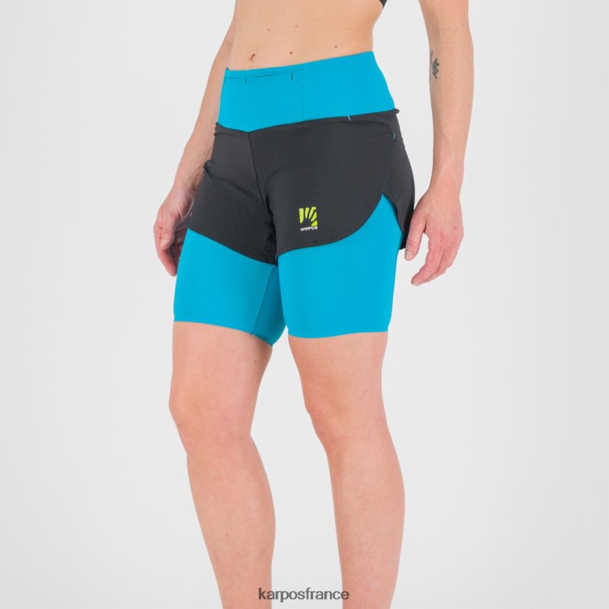 femmes Karpos oiseau bleu/noir cengia w court 28PL681554