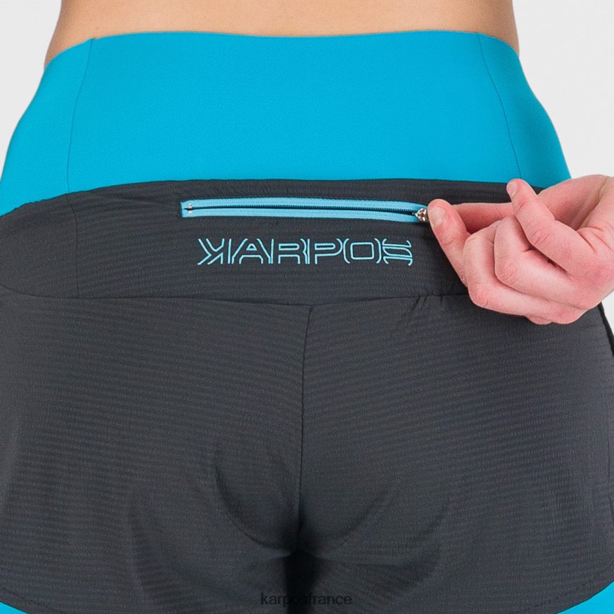 femmes Karpos oiseau bleu/noir cengia w court 28PL681554