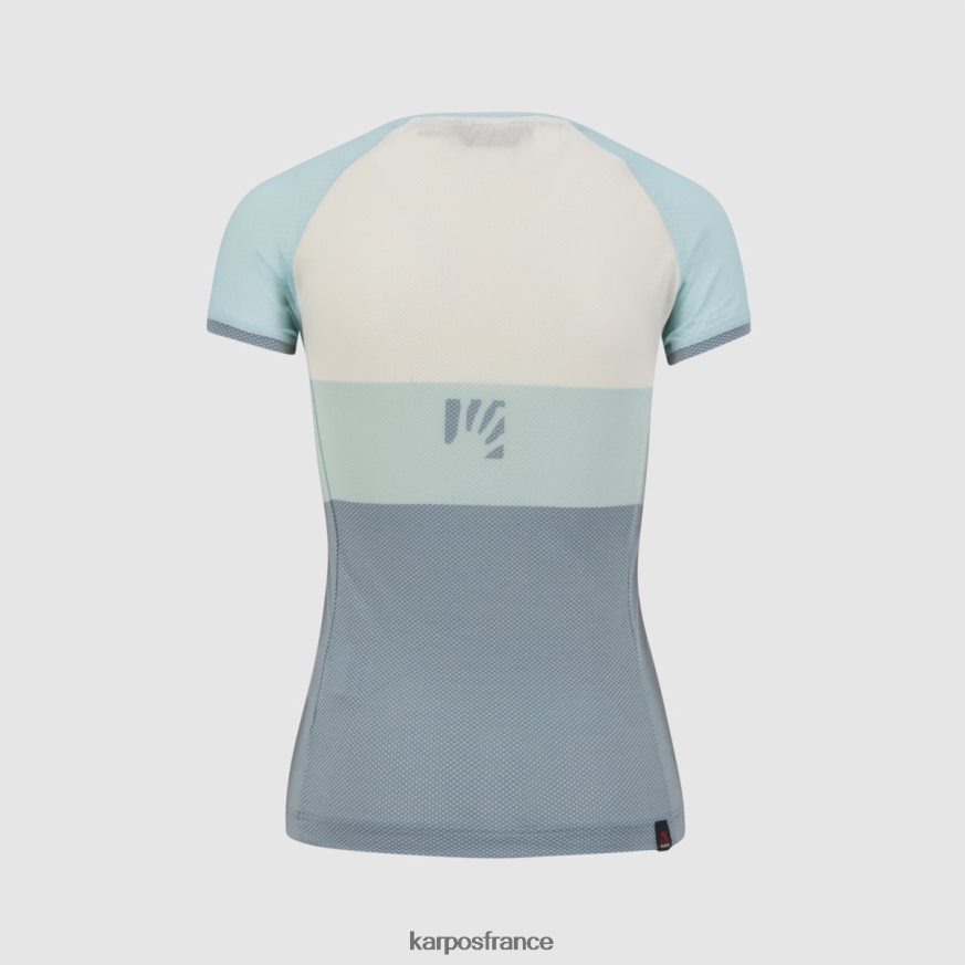femmes Karpos aigue-marine/blanc/lac printanier maillot evo w déplacé 28PL681247