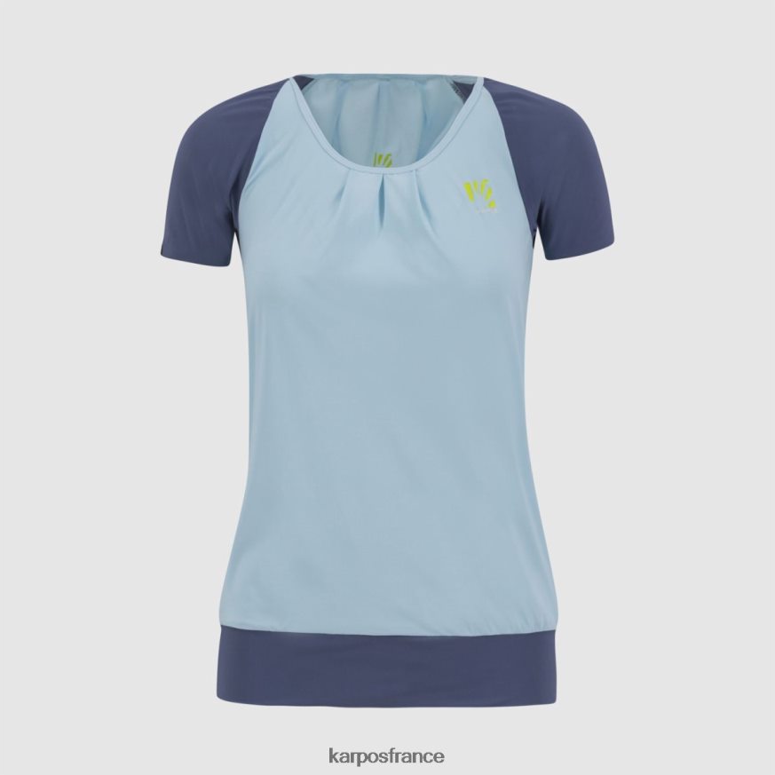 femmes Karpos aigue-marine/indigo vintage cengia w t-shirt 28PL681278