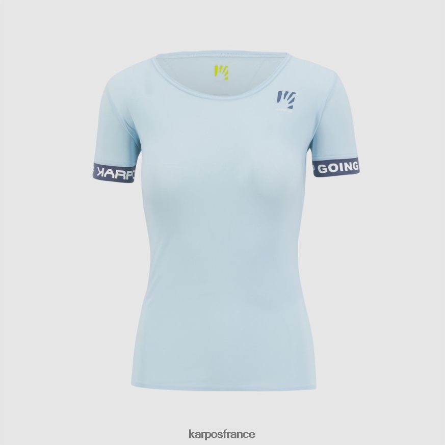 femmes Karpos aigue-marine/indigo vintage t-shirt easyfrizz w 28PL681274
