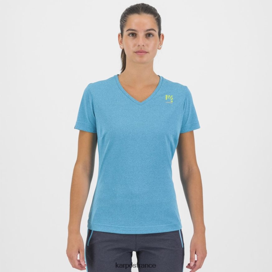 femmes Karpos atoll bleu maillot alta via polartec w 28PL681297