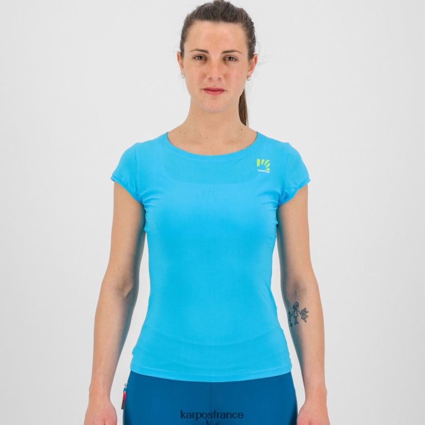 femmes Karpos atoll bleu maillot décontracté 28PL681294