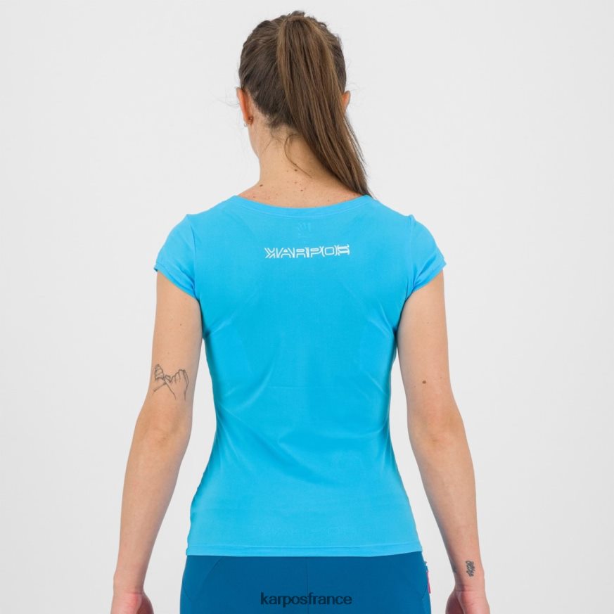 femmes Karpos atoll bleu maillot décontracté 28PL681294
