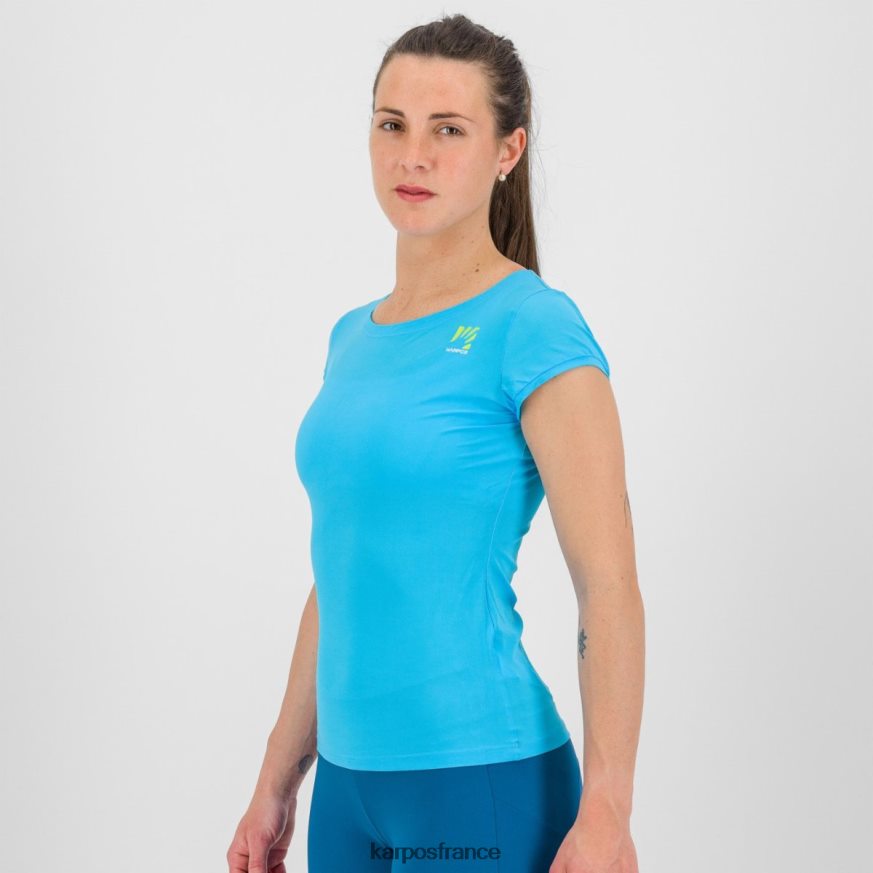 femmes Karpos atoll bleu maillot décontracté 28PL681294