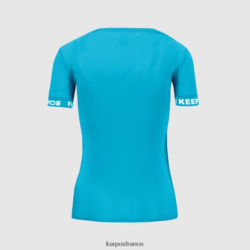 femmes Karpos atoll bleu t-shirt easyfrizz w 28PL681272