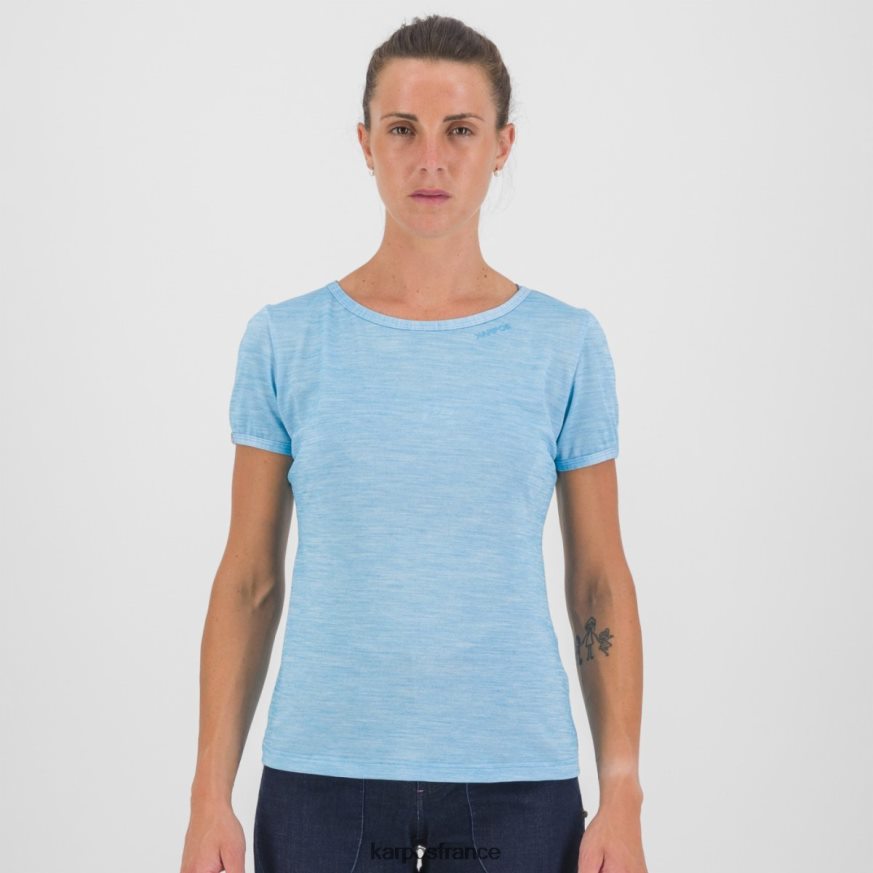 femmes Karpos atoll bleu t-shirt verdana mérinos w 28PL681262