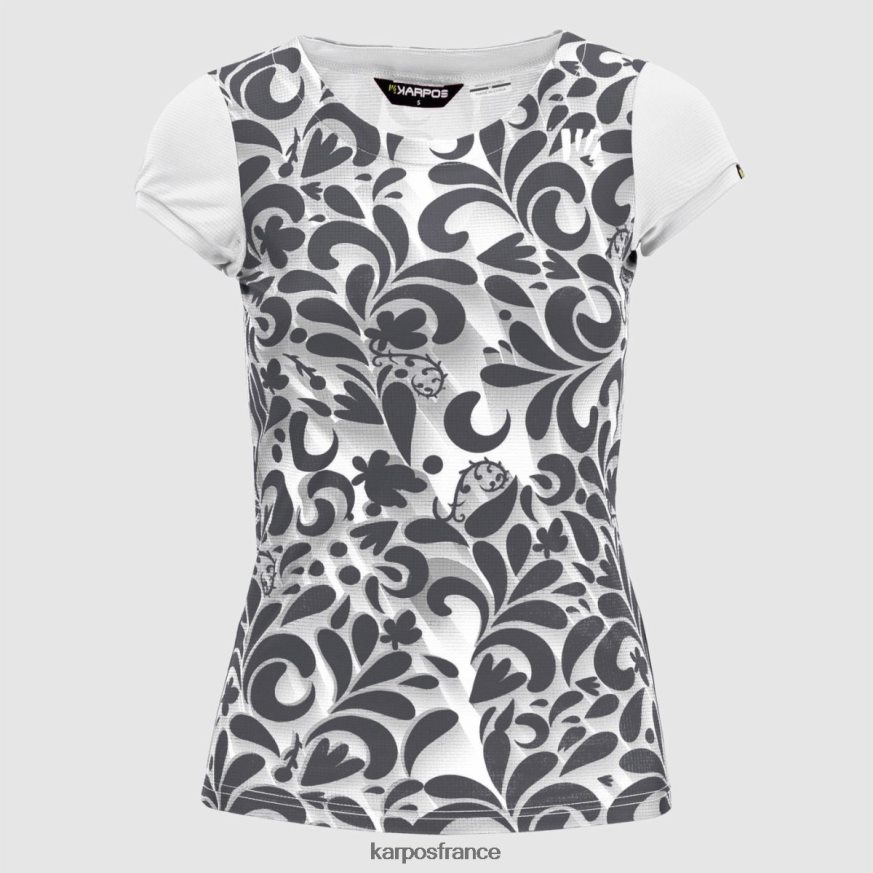 femmes Karpos blanc/bleu dégradé jersey imprimé loma 28PL681308