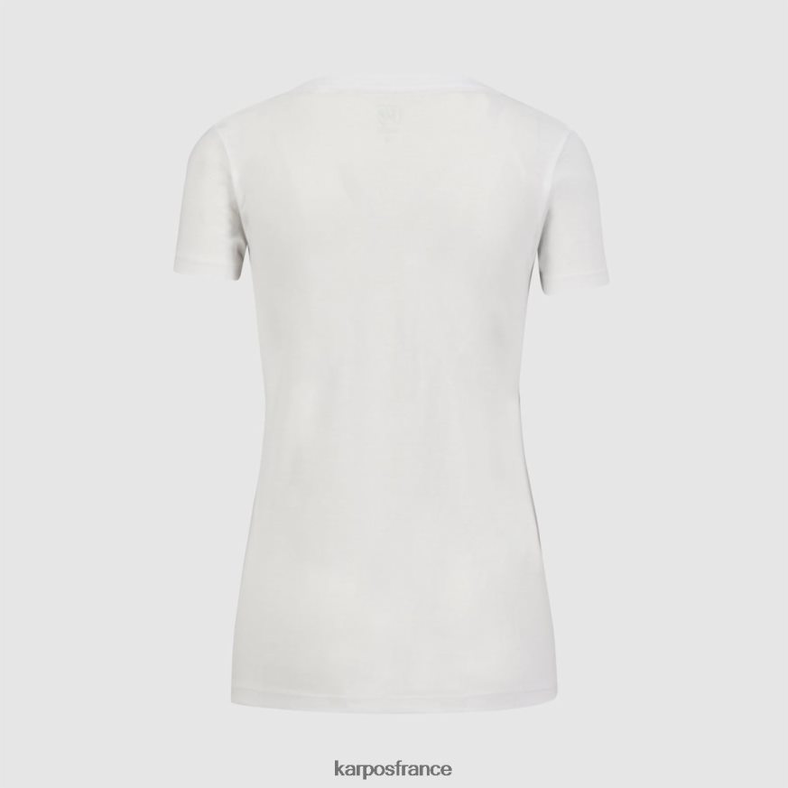 femmes Karpos blanc brillant kalip w t-shirt 28PL681346