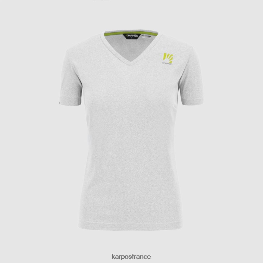 femmes Karpos blanc maillot alta via polartec w 28PL681296