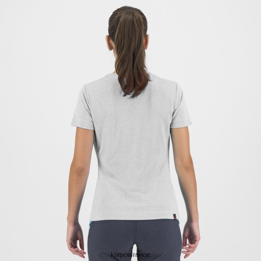 femmes Karpos blanc maillot alta via polartec w 28PL681296