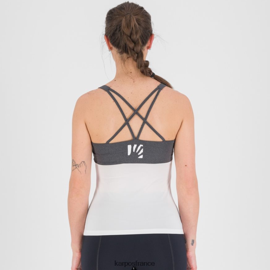 femmes Karpos blanc noir bull evo w haut 28PL681326