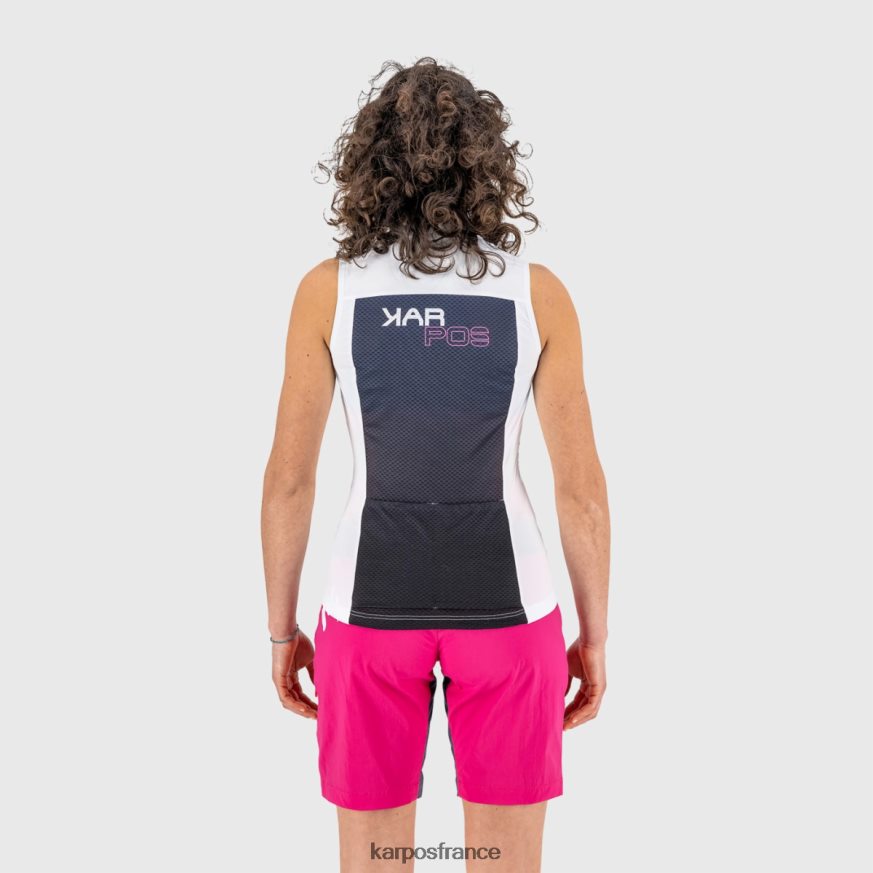 femmes Karpos bleu dégradé/cabaret verve evo w sans manches 28PL681237