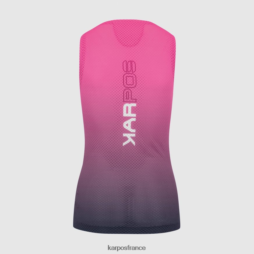 femmes Karpos bleu dégradé/cabaret verve mesh sans manches 28PL681352
