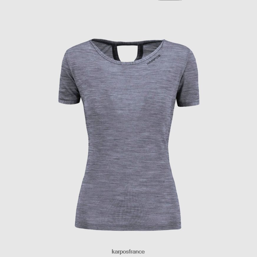 femmes Karpos bleu ombré t-shirt verdana mérinos w 28PL681261