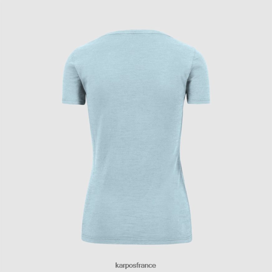 femmes Karpos bleu vert ambretta w t-shirt 28PL681320