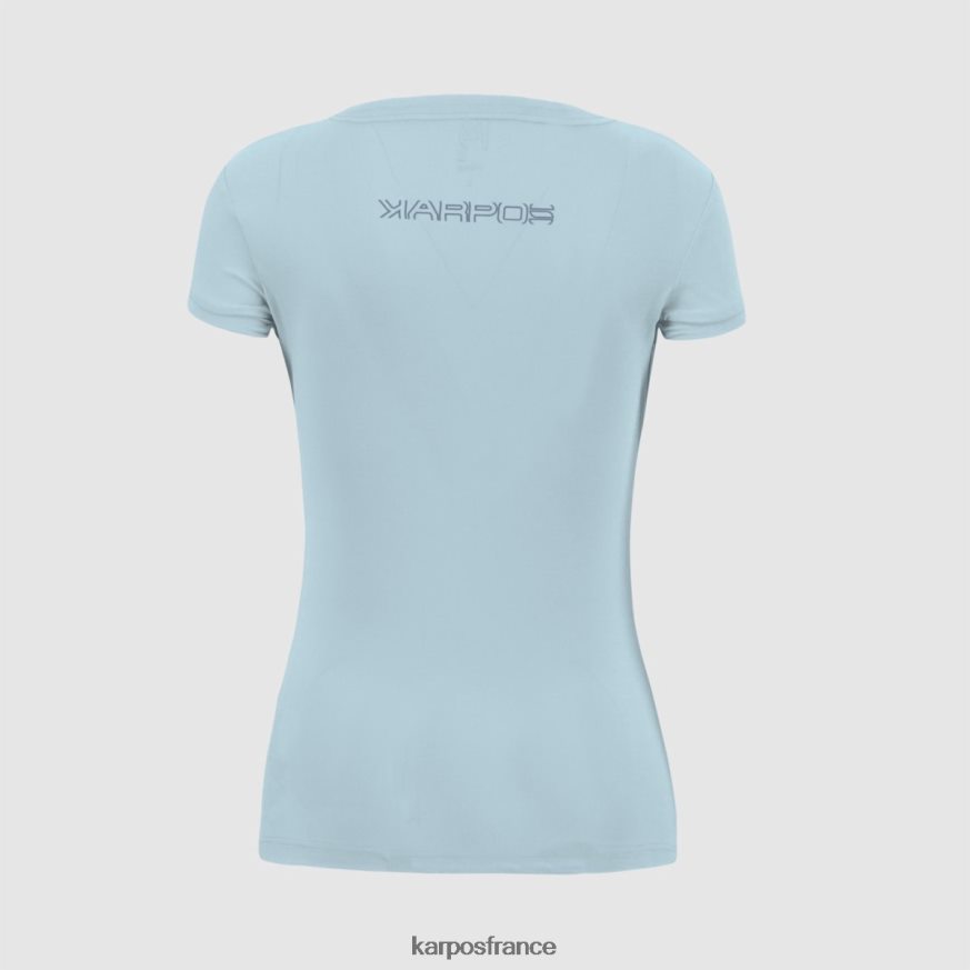 femmes Karpos bleu vert maillot décontracté 28PL681293