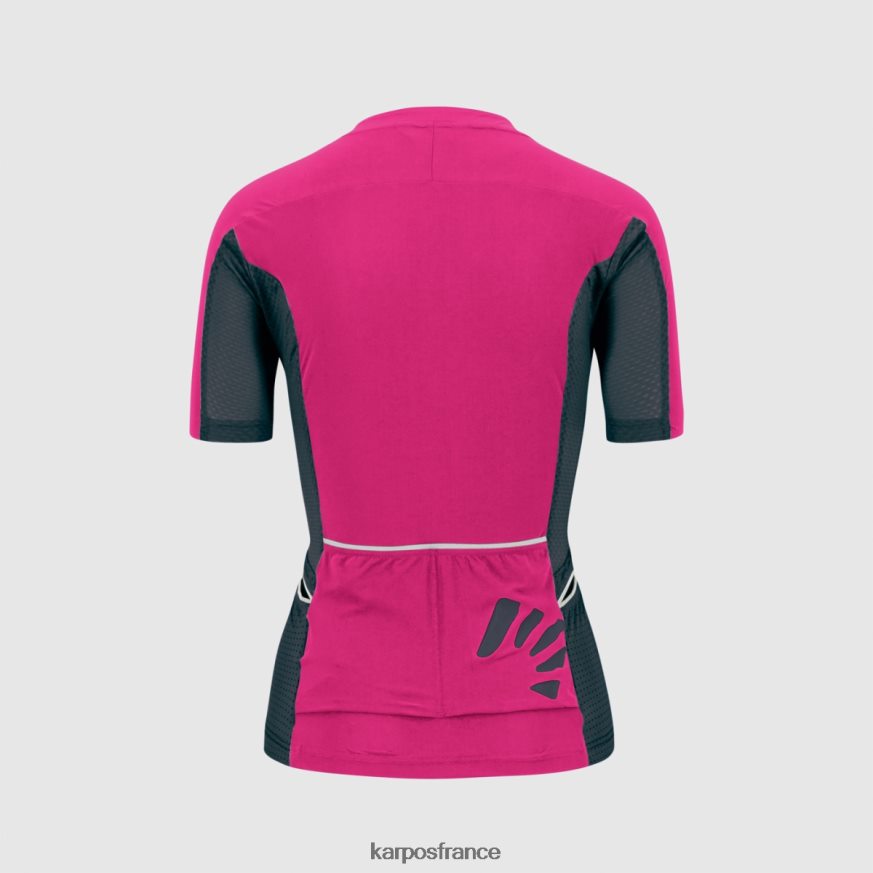 femmes Karpos cabaret/bleu ombre maillot pralongia evo w 28PL681223