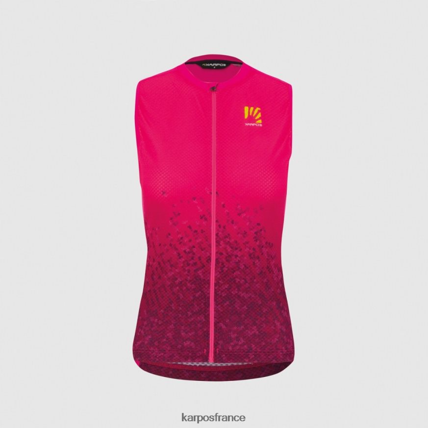femmes Karpos cabaret/brume magenta verve evo w sans manches 28PL681235