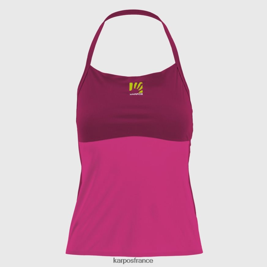 femmes Karpos cabaret/éclat framboise soleil décontracté avec haut 28PL681338