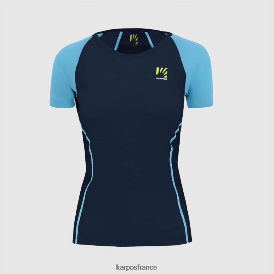 femmes Karpos capitaine du ciel/atoll bleu maillot lavaredo evo w 28PL681255