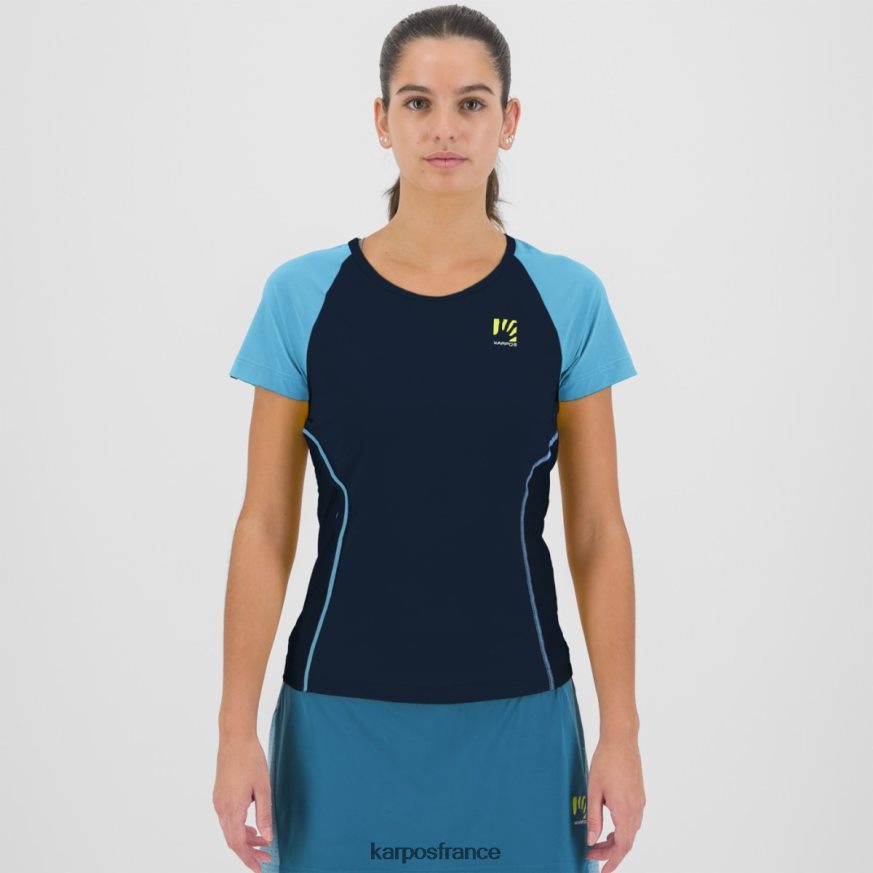 femmes Karpos capitaine du ciel/atoll bleu maillot lavaredo evo w 28PL681255