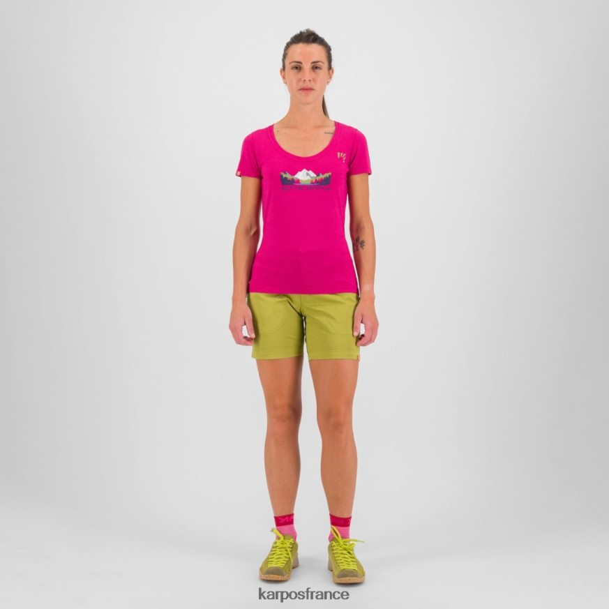 femmes Karpos cerise jubilé ambretta w t-shirt 28PL681321