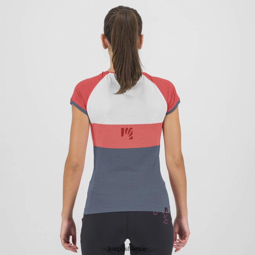 femmes Karpos corail chaud/danseur de nuages/vintage maillot evo w déplacé 28PL681246