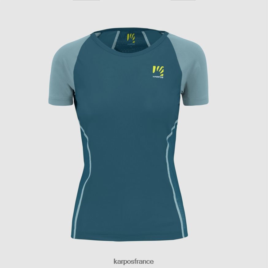 femmes Karpos corsaire/bleu adriatique maillot lavaredo evo w 28PL681258