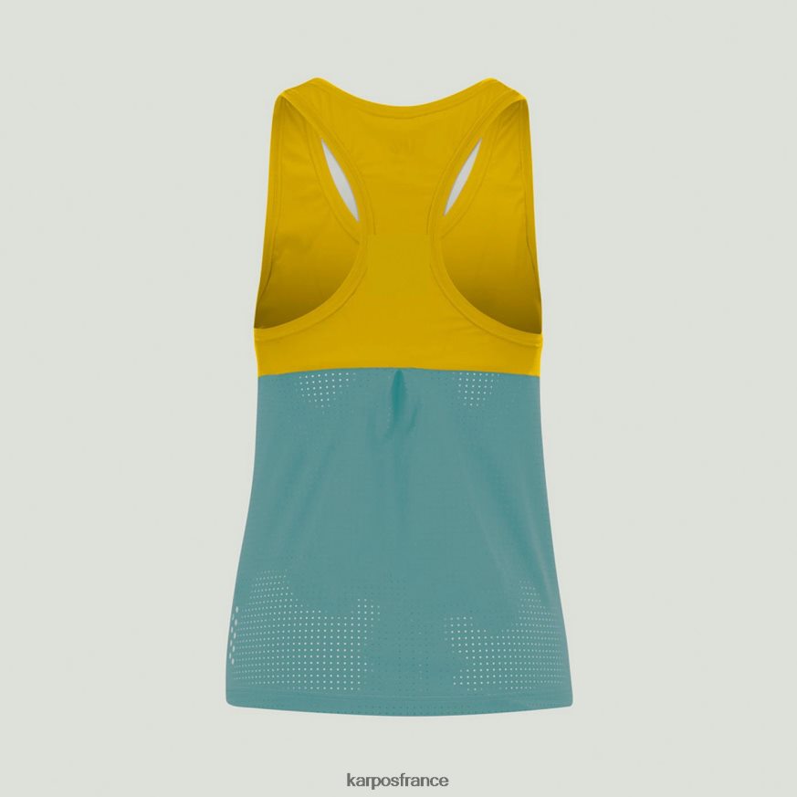 femmes Karpos curry citron/bleu adriatique rapide avec le dessus 28PL681348