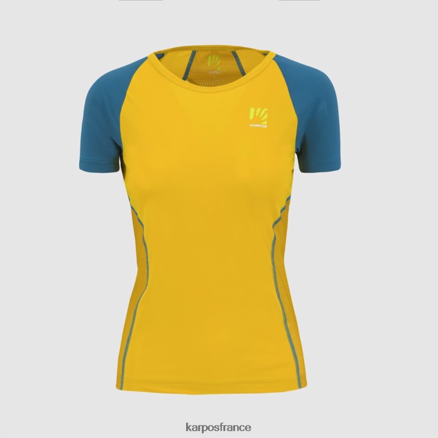 femmes Karpos curry citron/corsaire maillot lavaredo evo w 28PL681257