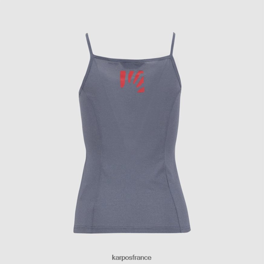 femmes Karpos indigo vintage/corail chaud bull sun evo w haut 28PL681345