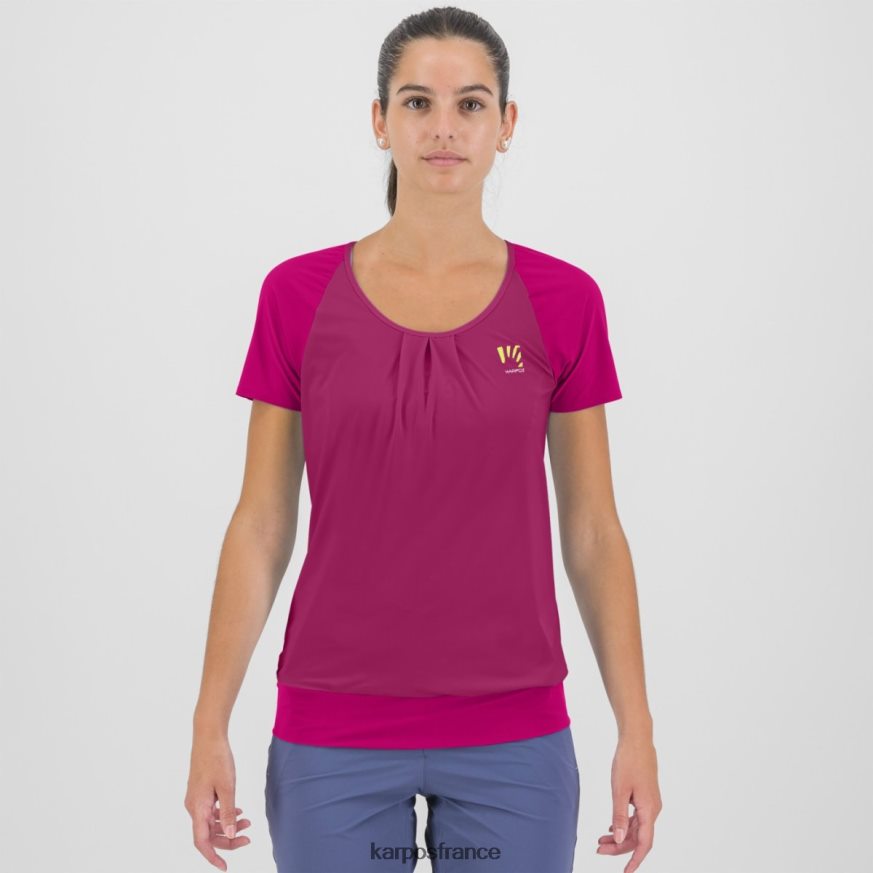 femmes Karpos jubilé des cerises/insinuations cengia w t-shirt 28PL681277