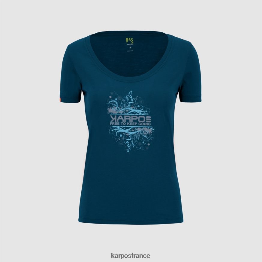 femmes Karpos mer de Gibraltar crocus avec t-shirt 28PL681329